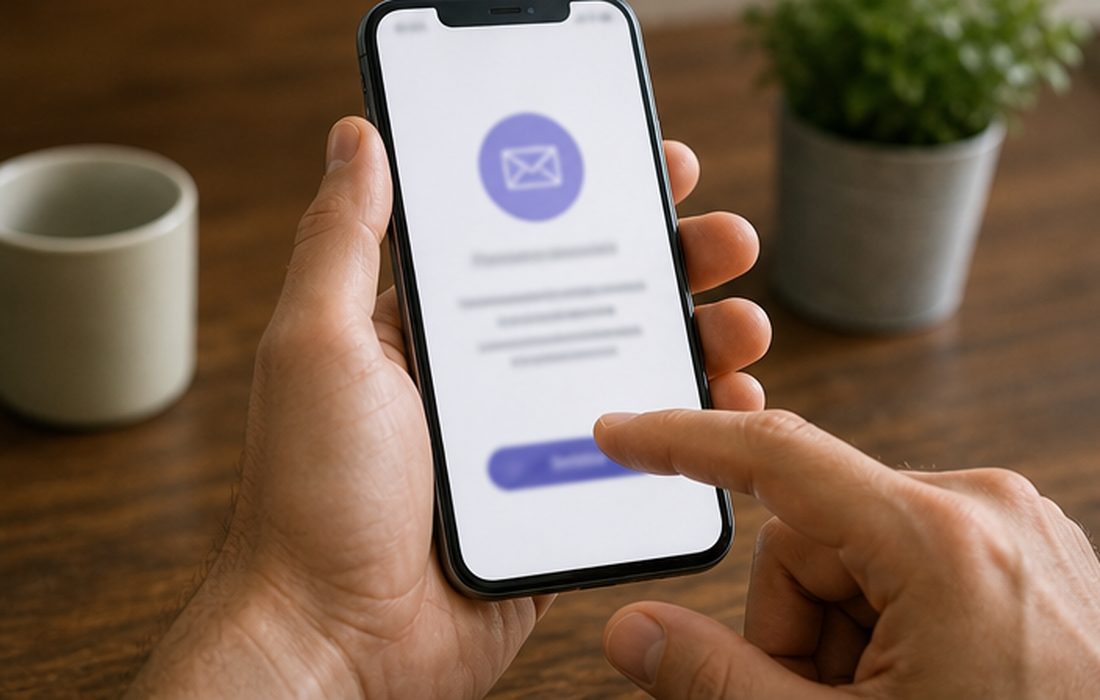 Смартфон с экраном приглашения в семейную подписку